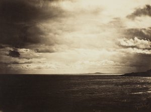 Zatažená obloha, Středozemní moře, 1857 od Gustave Le Gray