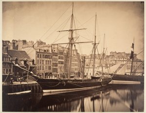 La Reine Hortense - Císařská jachta, Havre od Gustave Le Gray