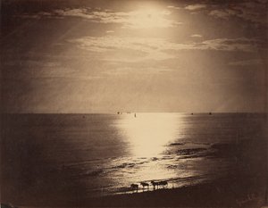 Le Soleil au Zénith - Océan / Slunce v Zenitu, Normandie od Gustave Le Gray