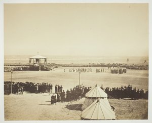 Mše, Camp de Chalons, 1857. od Gustave Le Gray