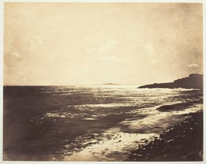 Středozemní moře s horou Agde, 1857. od Gustave Le Gray