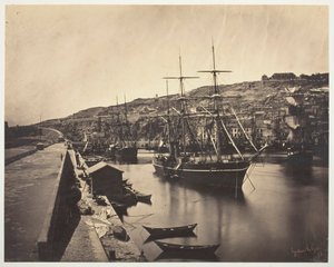Přístav a město Sète-Mediterranean Port et Ville de Sète-Mediterranée, 1857. od Gustave Le Gray