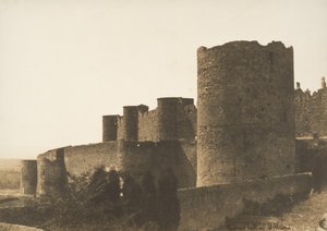 Hradby Carcassonne, 1851. od Gustave Le Gray