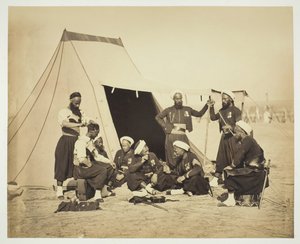Bez názvu Zouaves, 1857. od Gustave Le Gray