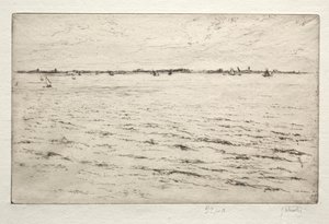 L. Th. de la Ris při pohledu z Pallice od Gustave Leheutre