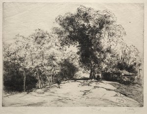 Chodník. od Gustave Leheutre