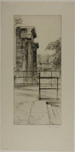 Ruiny starých Tuileries, Paříž od Gustave Leheutre