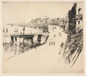Přehrada Treport. od Gustave Leheutre