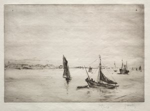 Silnice La Rochelle od Gustave Leheutre