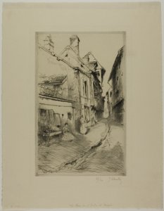 Školní ulice, Troyes od Gustave Leheutre