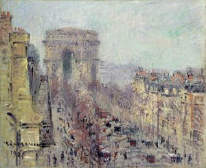 Avenue de Friedland, Paříž od Gustave Loiseau