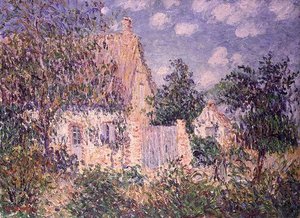 Chata v St. Cyr du Vaudreuil (olej na plátně) od Gustave Loiseau