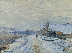 Účinek sněhu na Tournedos, 1899 od Gustave Loiseau