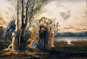 Amor a Múzy od Gustave Moreau