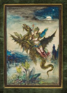 Sen o Orientu nebo Peri, kolem roku 1881 od Gustave Moreau