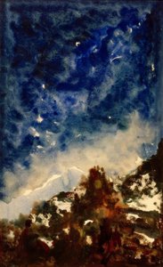 Krajinná studie od Gustave Moreau