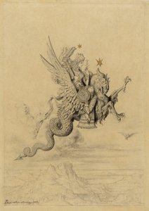 La Peri (Mytologický subjekt) od Gustave Moreau