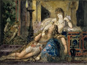 Samson a Dalila od Gustave Moreau
