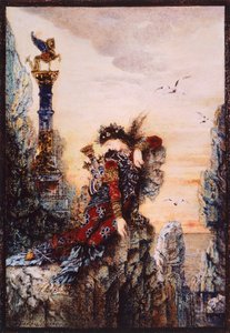 Safír, Gustave Moreau (1826-1898), olej na plátně od Gustave Moreau