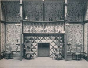 Inglenook navržený G. Serrurierem, 1898 od Gustave Serrurier Bovy