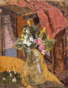 Květiny (olej na plátně) od Gwen John