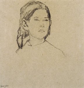 Dívčí hlava, od Gwen John