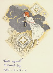 Peter Pan a Wendy: Tink souhlasila, že bude cestovat v klobouku (barva litho)