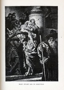 Mary Stuartovna vedla k popravě, 1882 od Gyula Benczúr