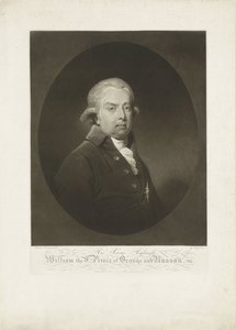 Portrét Williama V., prince z Orange-Nassau od H.G. Does