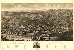 Albany, New York 1879. od H.H. Rowley and Co.; Beck and Pauli