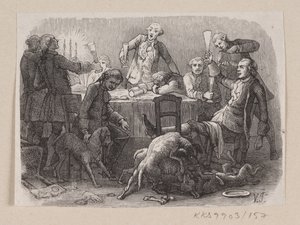 Ilustrace pro "Všechno na svém správném místě" v H.C. Andersen, "Pohádky a příběhy", svazek 2 od H.P. Hansen