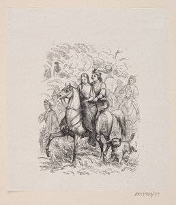 Ilustrace pro "The Wild Swans" v H.C. Andersen, "Pohádky a příběhy", svazek 1 od H.P. Hansen