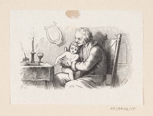 Ilustrace pro "The Naughty Boy" v H.C. Andersen, "Pohádky a příběhy", svazek 1 od H.P. Hansen