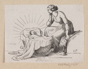 Ilustrace pro "Phoenix Bird" v H.C. Andersen, "Pohádky a příběhy", svazek 2 od H.P. Hansen