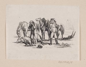 Ilustrace pro "Malý Claus a velký Claus" v H.C. Andersen, "Pohádky a příběhy", svazek 1 od H.P. Hansen
