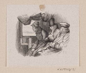 Ilustrace pro "Lykkens Kalosker" v H.C. Andersen, "Pohádky a příběhy", svazek 1 od H.P. Hansen