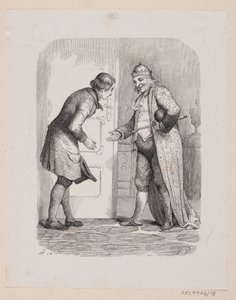 Ilustrace pro "The Traveling Companion" v H.C. Andersen, "Pohádky a příběhy", svazek 1 od H.P. Hansen