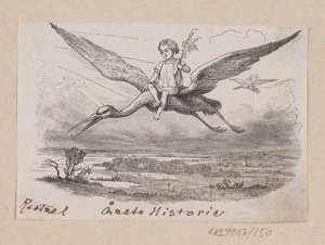 Ilustrace k "Příběhu roku" v H.C. Andersen, "Pohádky a příběhy", svazek 2 od H.P. Hansen