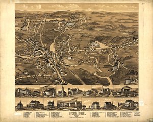 Uxbridge, Mass. 1880. od H. Beck and Pauli Bigelow