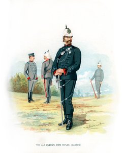 2nd Queens Own Rifles Canada, c1890.