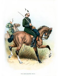 The Cape Mounted Rifles, c1890.