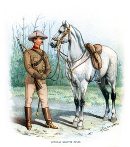 Viktoriánské montované pušky, c1890.