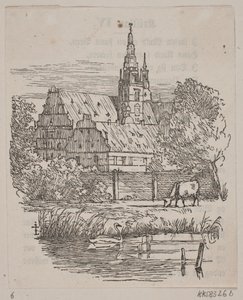 Zámek Frederiksborg od H. C. Henneberg