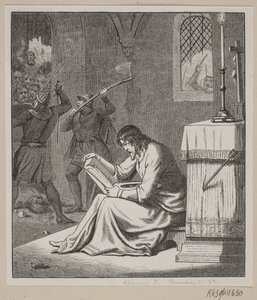 Ilustrace k Fabriciusovým dějinám Dánska. od H. C. Henneberg