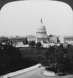 Kapitol, Washington, DC, USA, 1901.