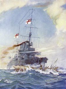 HMS Birmingham naráží na německou ponorku U-15, 9. srpna 1914