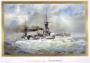 S.M. Panzerschiff, I Klasse, ‚Brandenburg‘ (H.M. Armored Ship od H. Graf
