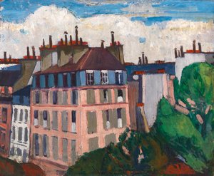 Rooftops, Paříž, 1909-1912. od H Lyman Sayen