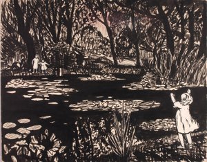 Bez názvu (Lily Pond) od H. Lyman Sayen