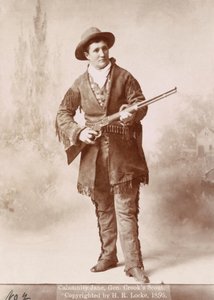 Portrét Calamity Jane od H. R. Locke